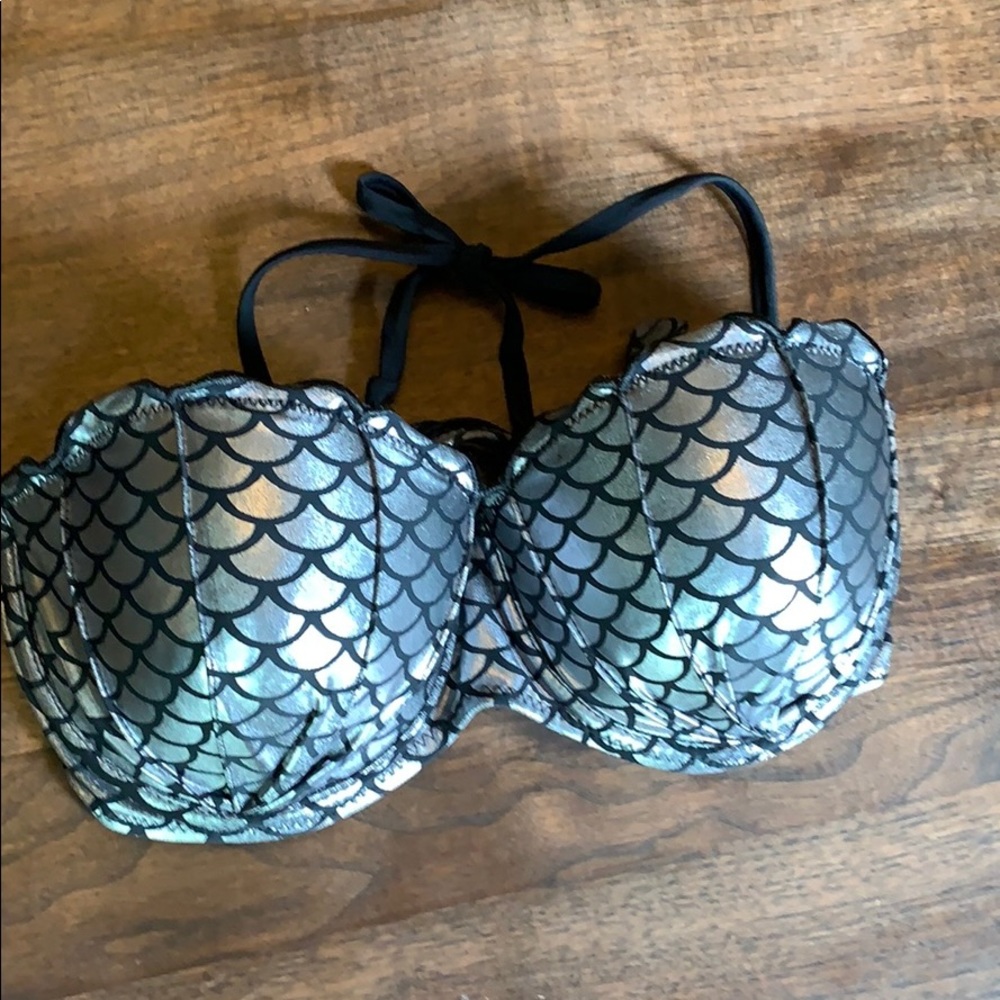 Mermaid swim top padded and underwire